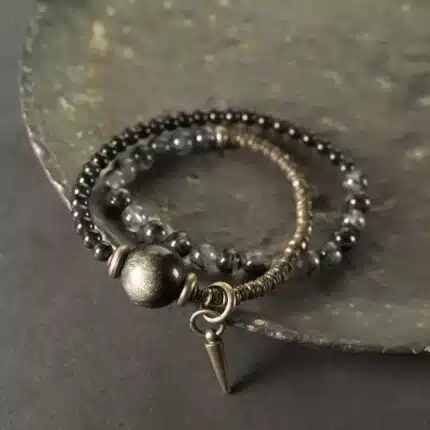 Kailash Soul Cover of Grace Obsidian Bracelet