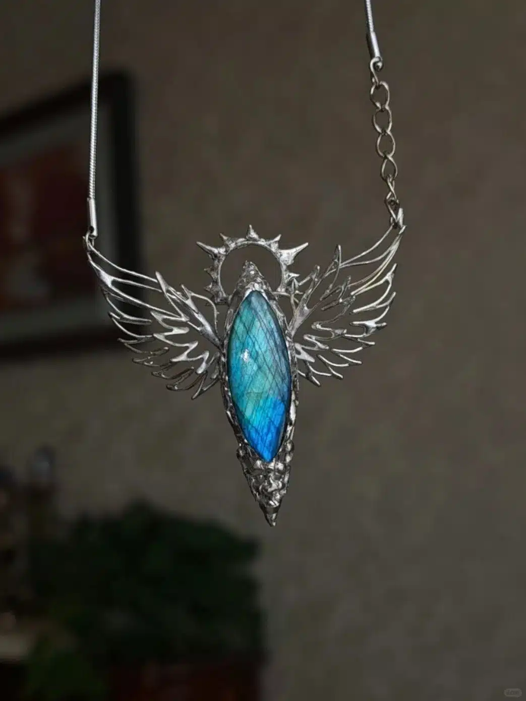 Kailash Soul Handmade Wings of Hope Crystal Pendant