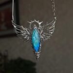 Kailash Soul Handmade Wings of Hope Crystal Pendant