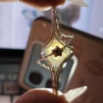 Kailash Soul Handmade Starry Night Crystal Pendant – Wire Wrapped Natural Gemstone Necklace by Kailash Soul