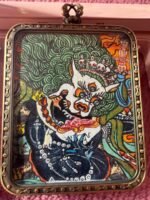 Simhamukha Thangka – Wrathful Dakini of Protection, Fearlessness & Negativity Removal - Image 4