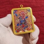 Simhamukha Thangka – Wrathful Dakini of Protection, Fearlessness & Negativity Removal - Image 2